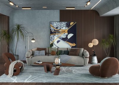 Deze materiaalmix laat je woonkamer duurder ogen